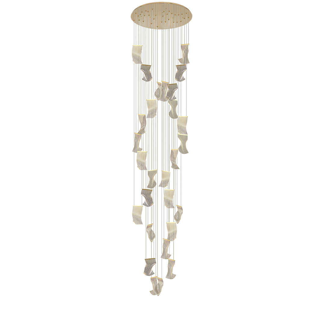 Vespera Pendant Lamp MA05444C-028-DZ12-XL -  Pendant Lamps - ebarza Furniture UAE | Shop Modern Furniture in Abu Dhabi & Dubai - مفروشات ايبازرا في الامارات | تسوق اثاث عصري وديكورات مميزة في دبي وابوظبي
