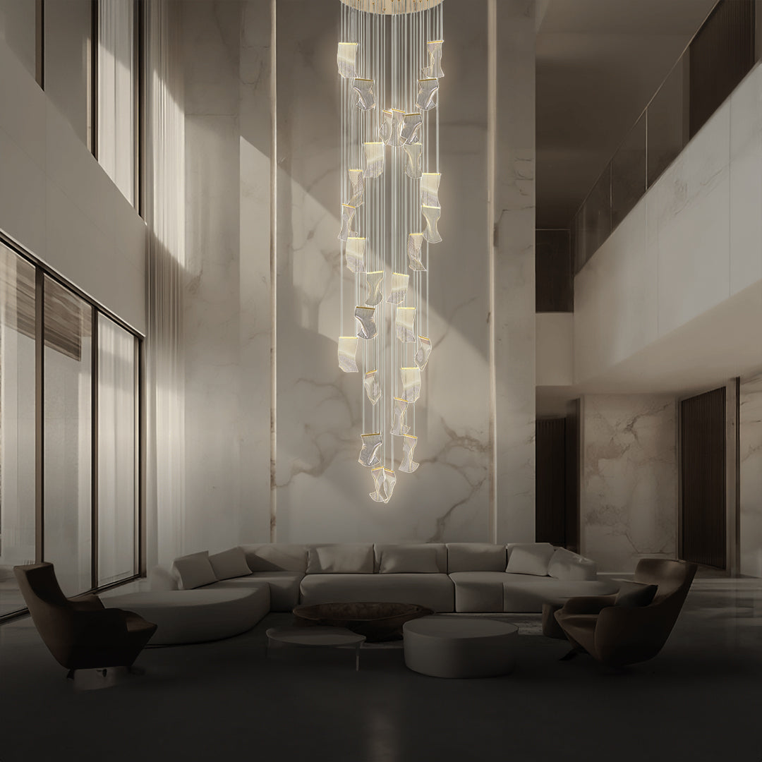 Vespera Pendant Lamp MA05444C-028-DZ12-XL -  Pendant Lamps - ebarza Furniture UAE | Shop Modern Furniture in Abu Dhabi & Dubai - مفروشات ايبازرا في الامارات | تسوق اثاث عصري وديكورات مميزة في دبي وابوظبي