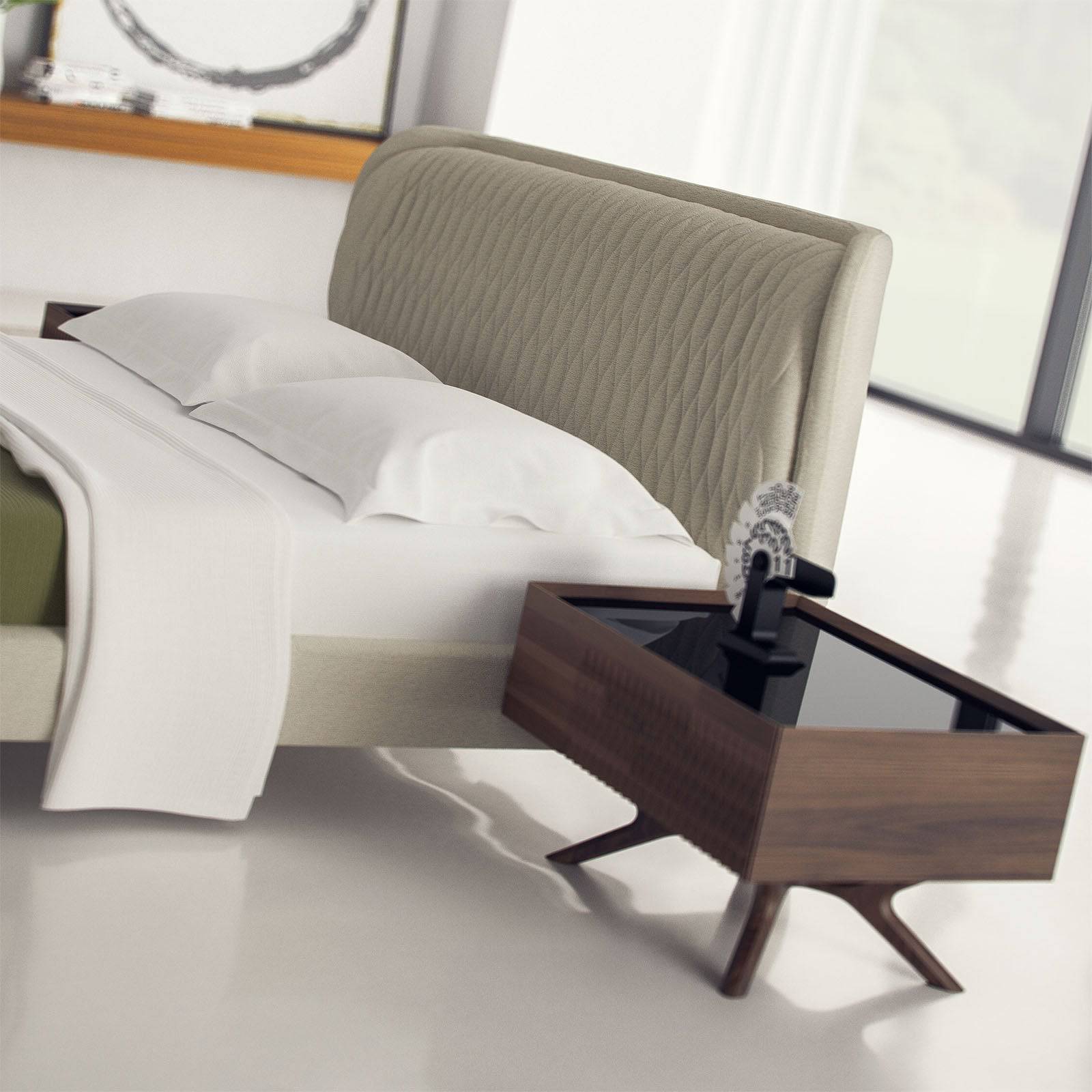 Viera King Size  Bedstead  Viera001-Bed -  Bedsteads | سرير بحجم الملك من فيرا - ebarza Furniture UAE | Shop Modern Furniture in Abu Dhabi & Dubai - مفروشات ايبازرا في الامارات | تسوق اثاث عصري وديكورات مميزة في دبي وابوظبي