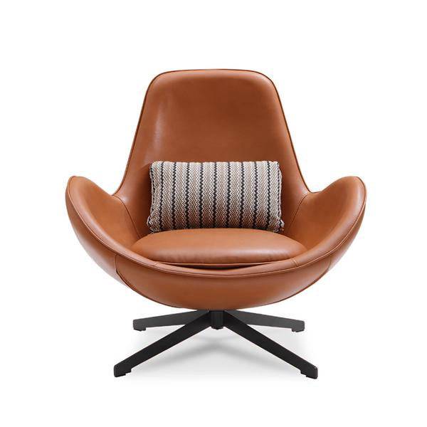 Vigo Swivel Lounge Chair Lc017 -  Lounge Chairs | كرسي صالة فيجو دوار - ebarza Furniture UAE | Shop Modern Furniture in Abu Dhabi & Dubai - مفروشات ايبازرا في الامارات | تسوق اثاث عصري وديكورات مميزة في دبي وابوظبي