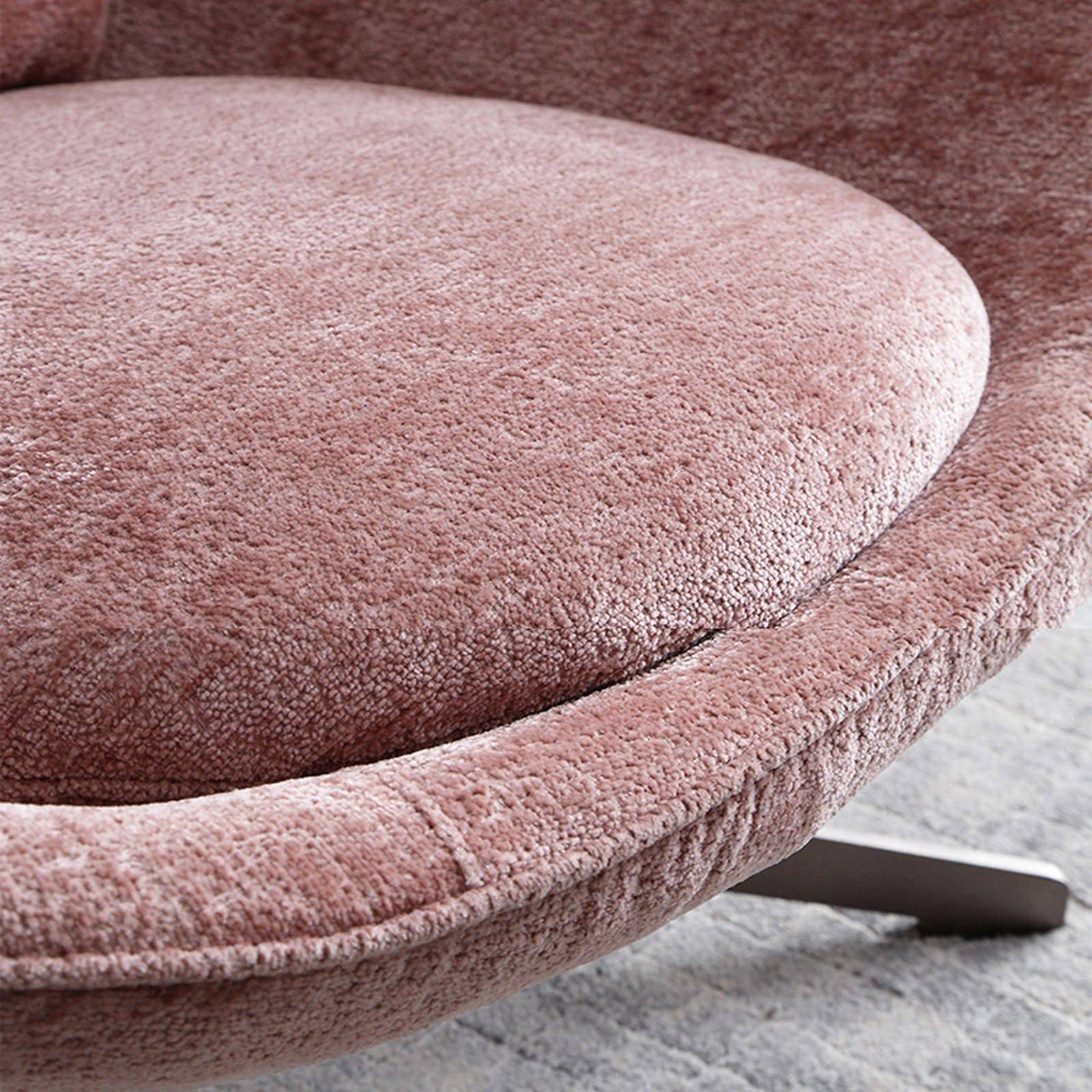 Vigo Swivel Lounge Chair Lc017-P -  Lounge Chairs - ebarza Furniture UAE | Shop Modern Furniture in Abu Dhabi & Dubai - مفروشات ايبازرا في الامارات | تسوق اثاث عصري وديكورات مميزة في دبي وابوظبي