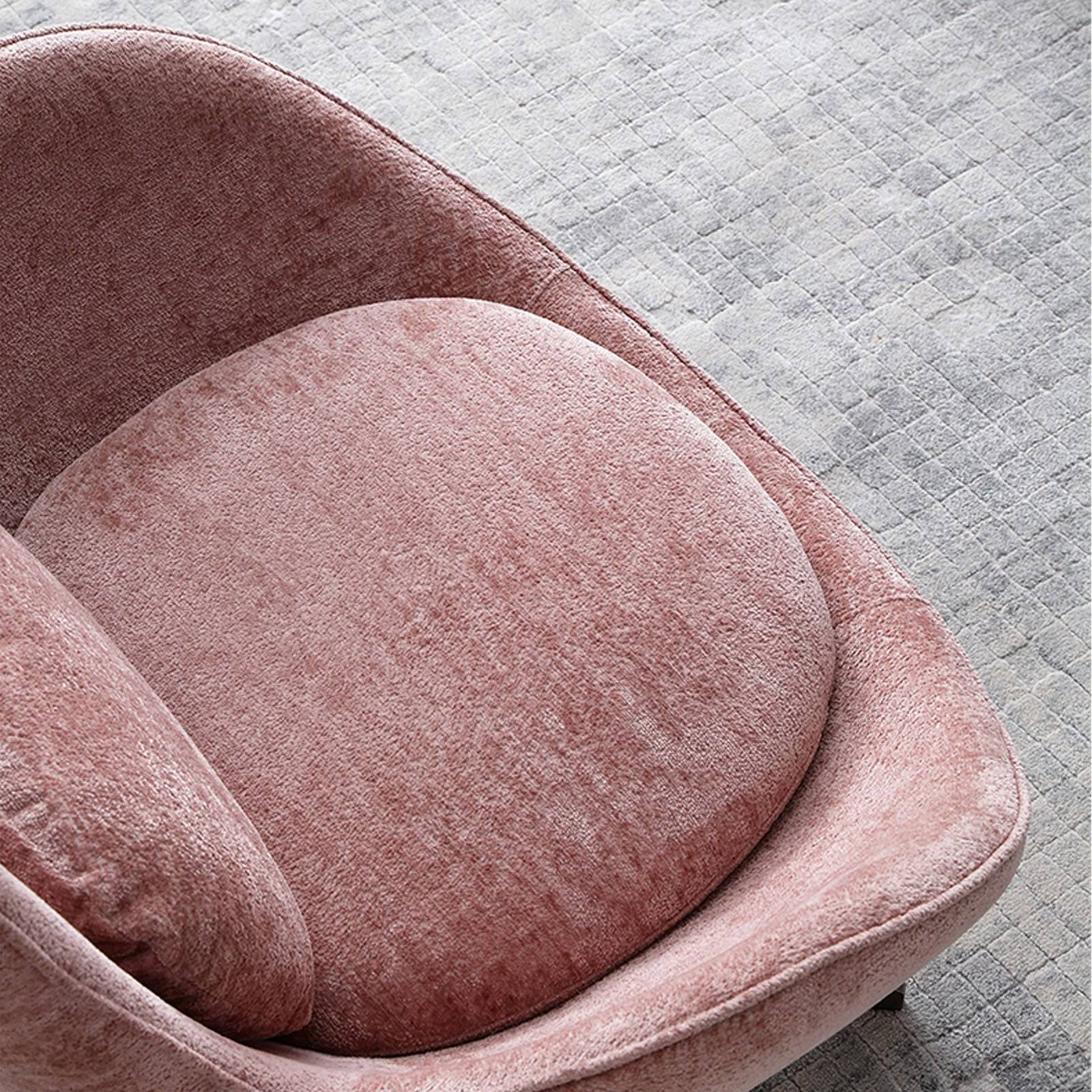 Vigo Swivel Lounge Chair Lc017-P -  Lounge Chairs - ebarza Furniture UAE | Shop Modern Furniture in Abu Dhabi & Dubai - مفروشات ايبازرا في الامارات | تسوق اثاث عصري وديكورات مميزة في دبي وابوظبي