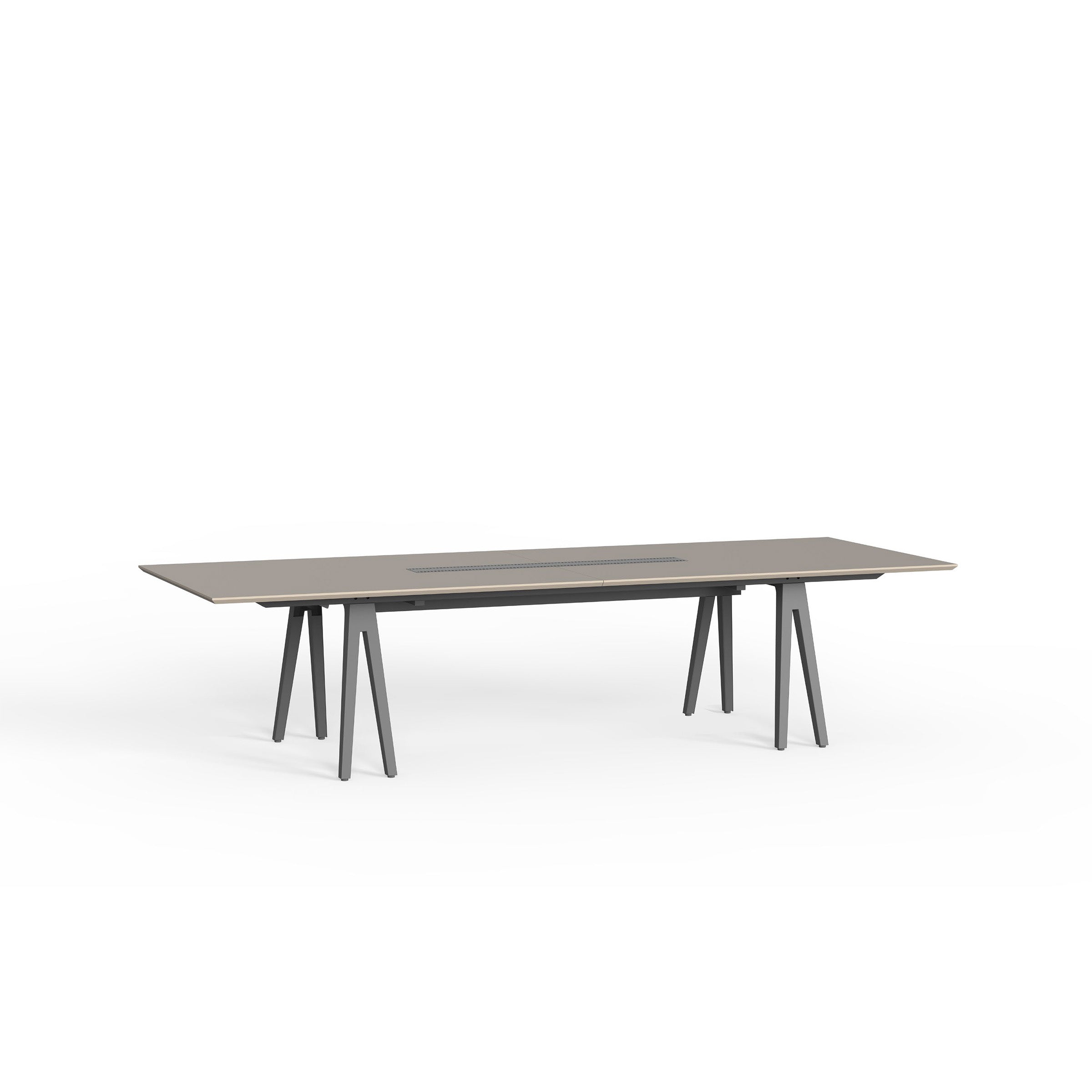 Vipo Office Meeting Table, 320x120x75 cm, beige wood finish, designed for conference rooms, from BEACON Office Desks.
