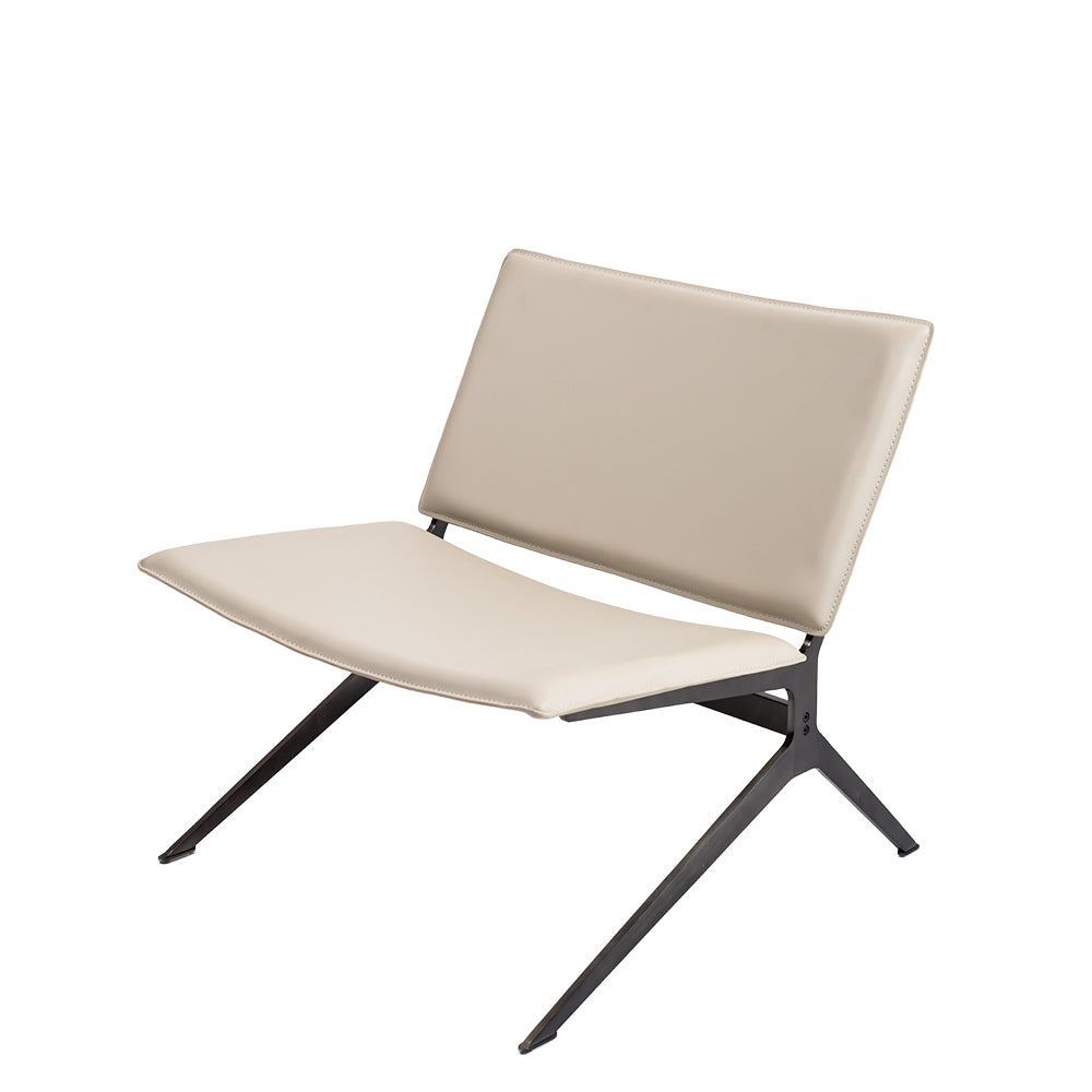 Vortex Lounge Chair BC719 by BEACON, modern lounge chair with a sleek, curved design and plush cushioning for comfortable seating.