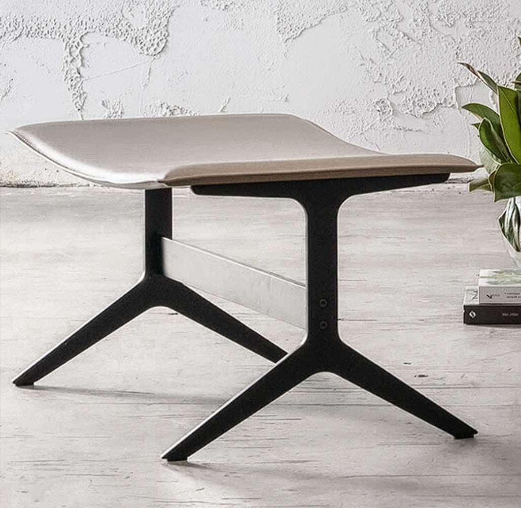 Lounge chair with Ottoman  BC719 -  Lounge Chairs - ebarza Furniture UAE | Shop Modern Furniture in Abu Dhabi & Dubai - مفروشات ايبازرا في الامارات | تسوق اثاث عصري وديكورات مميزة في دبي وابوظبي