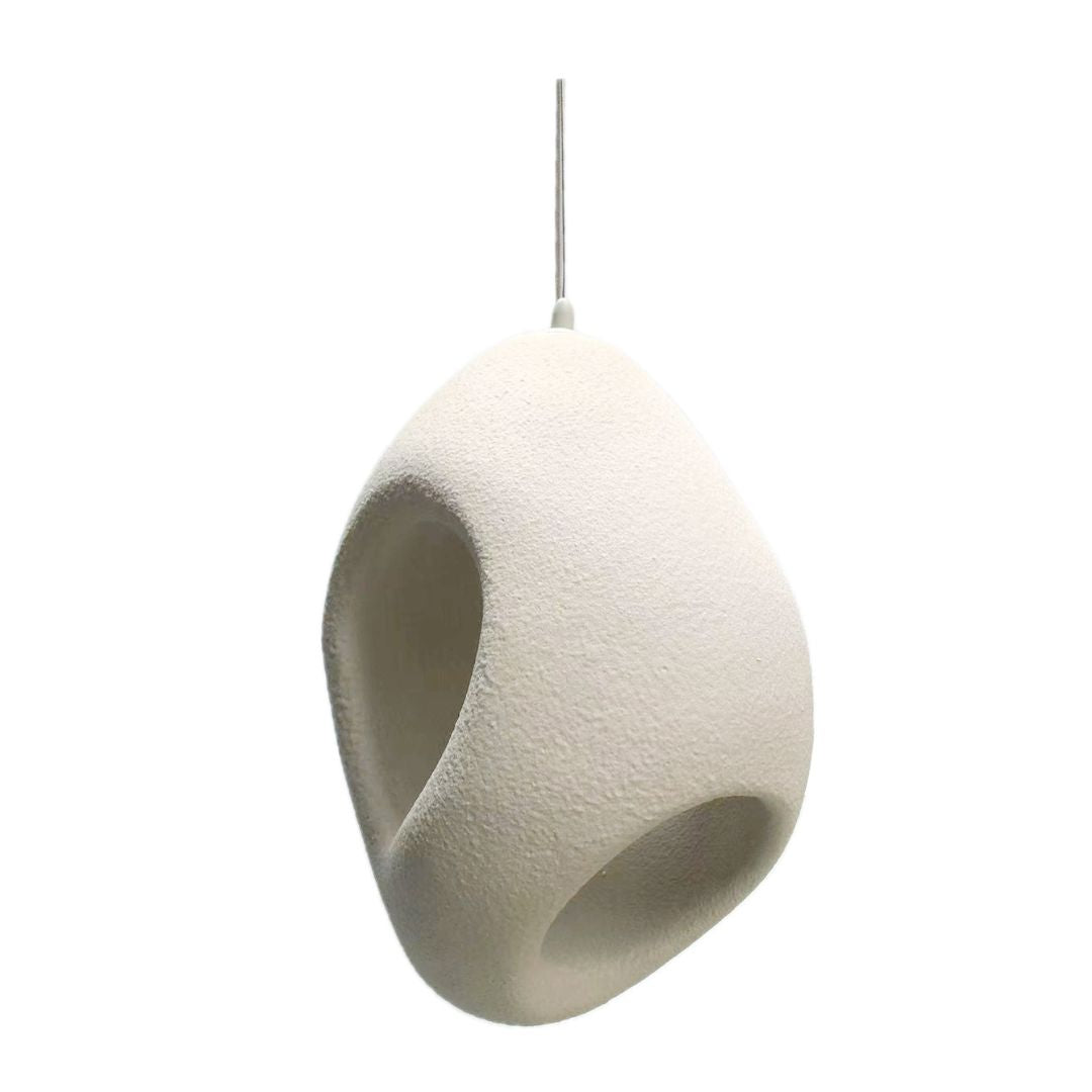 Beige Wabi Sabi resin pendant light by BEACON, HTD-IP1386012, D28cm, H39cm, stylish pendant lamp for modern decor.
