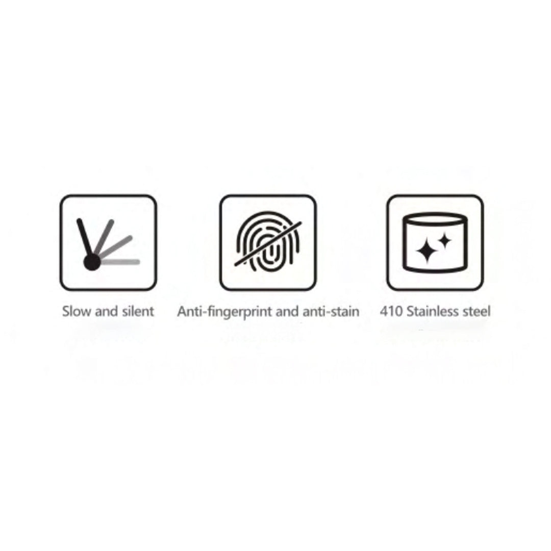 Wall-mounted BEACON JH-6601 trash bin with a sleek, modern design for easy wall installation and waste disposal.