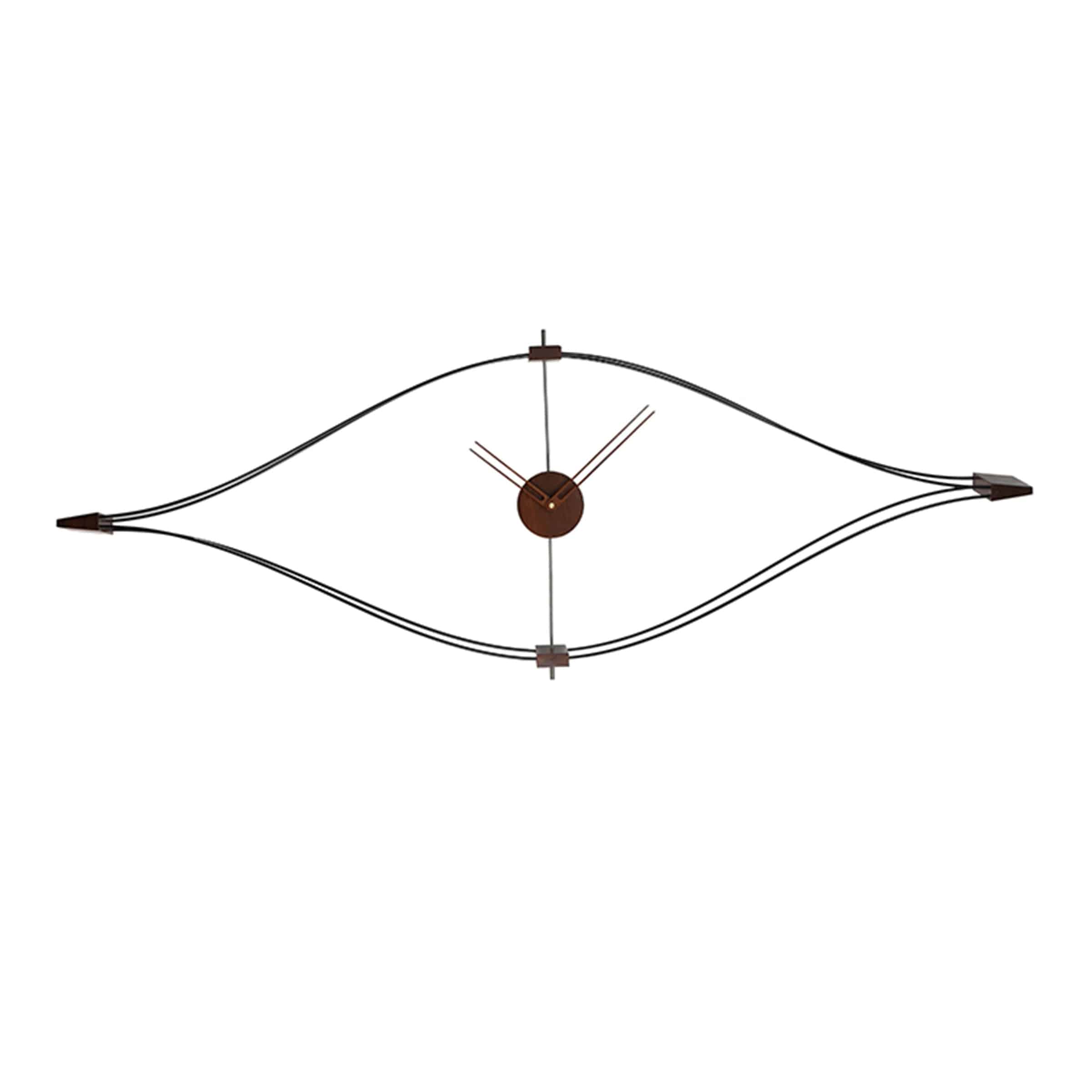Buy Walnut Wood Wall Clock JHL8011 ebarza Modern Furniture in Abu