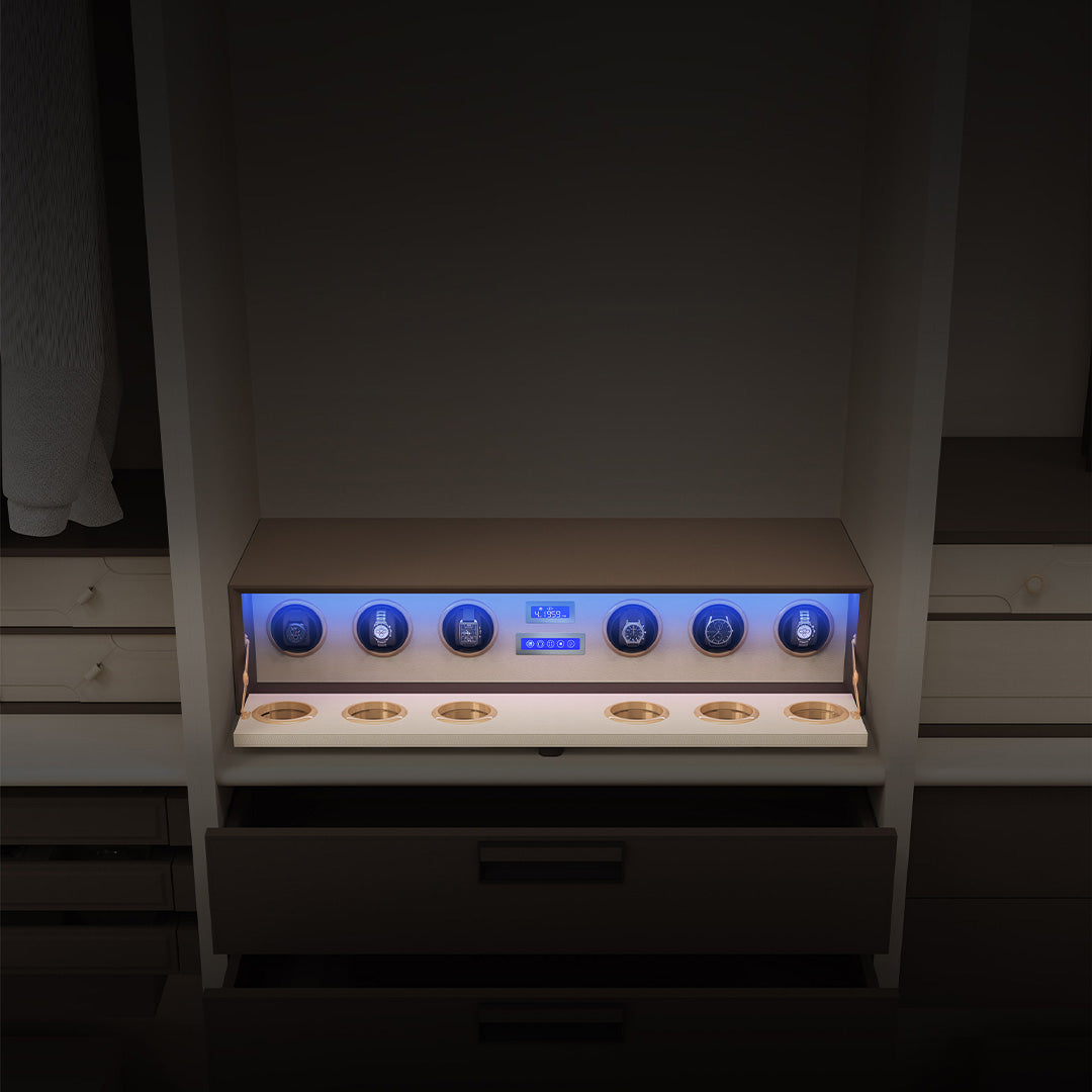 WATCH WINDER MA.3230 -  Shelves - ebarza Furniture UAE | Shop Modern Furniture in Abu Dhabi & Dubai - مفروشات ايبازرا في الامارات | تسوق اثاث عصري وديكورات مميزة في دبي وابوظبي