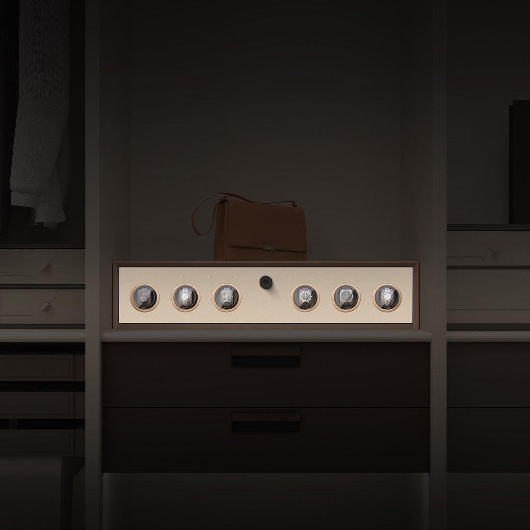 WATCH WINDER MA.3230 -  Shelves - ebarza Furniture UAE | Shop Modern Furniture in Abu Dhabi & Dubai - مفروشات ايبازرا في الامارات | تسوق اثاث عصري وديكورات مميزة في دبي وابوظبي