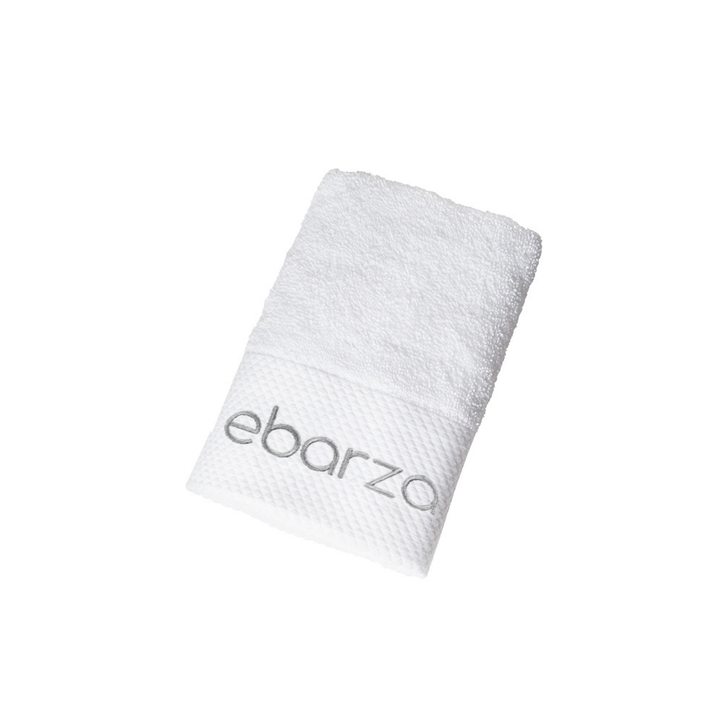 White face scarf 75x35cm MJ011A -  Towels - ebarza Furniture UAE | Shop Modern Furniture in Abu Dhabi & Dubai - مفروشات ايبازرا في الامارات | تسوق اثاث عصري وديكورات مميزة في دبي وابوظبي