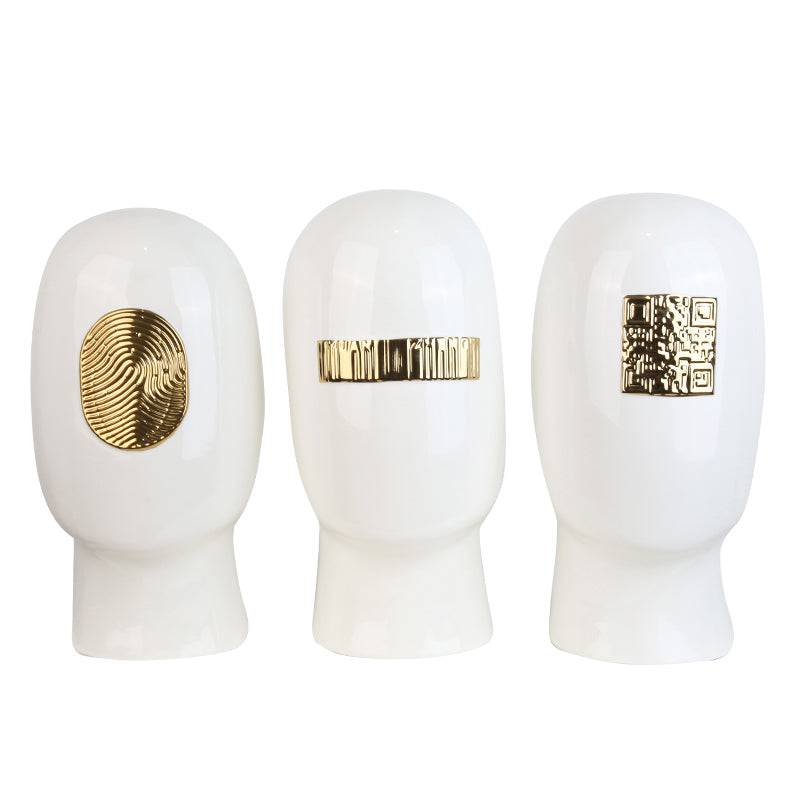 White Figure Decoration-B Fa-D1936B -  Home Decor Figurines - ebarza Furniture UAE | Shop Modern Furniture in Abu Dhabi & Dubai - مفروشات ايبازرا في الامارات | تسوق اثاث عصري وديكورات مميزة في دبي وابوظبي