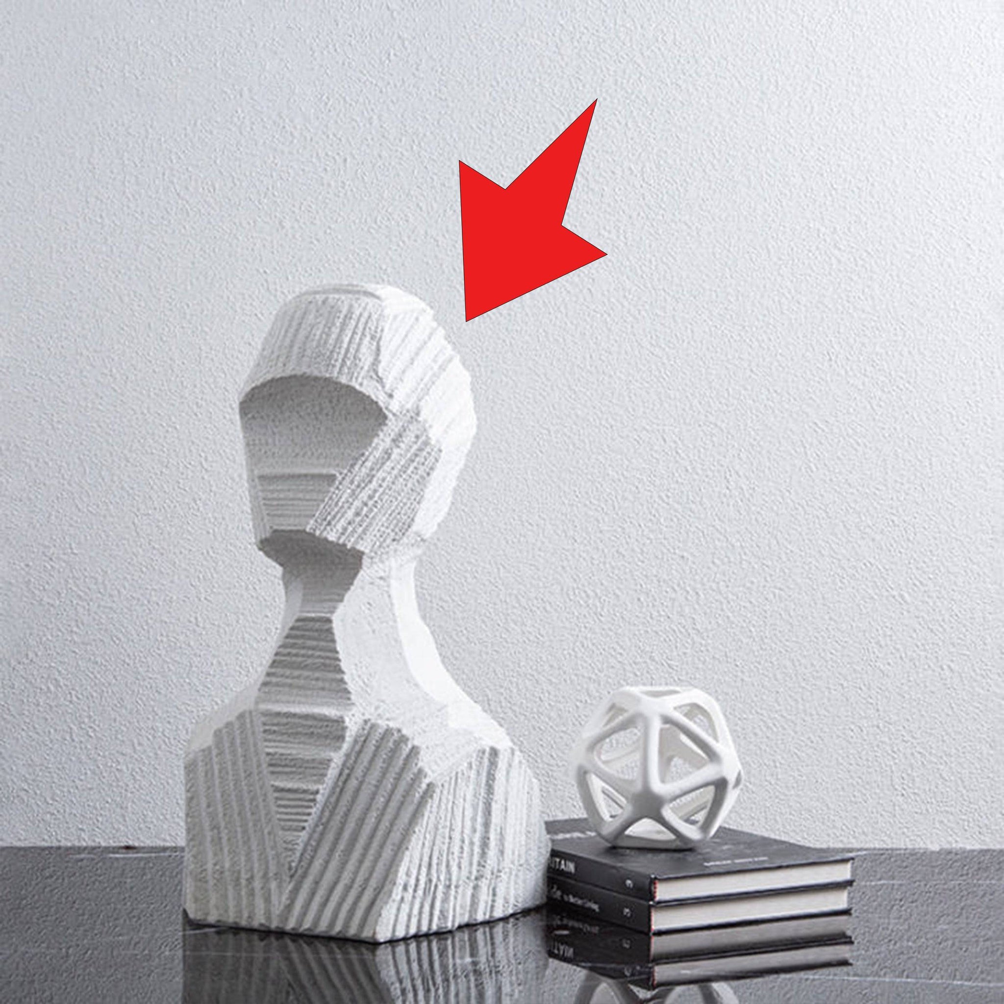 Striped Figure White Striped Figure Decoration Fc-Sz2024B | ebarza