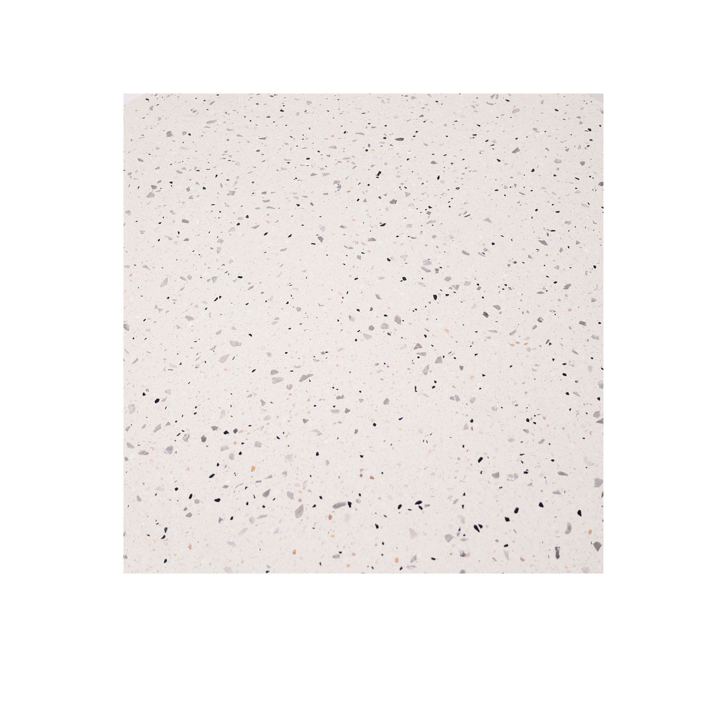 White TERRAZZO Dinning Table BP4911 -  Dining Tables - ebarza Furniture UAE | Shop Modern Furniture in Abu Dhabi & Dubai - مفروشات ايبازرا في الامارات | تسوق اثاث عصري وديكورات مميزة في دبي وابوظبي