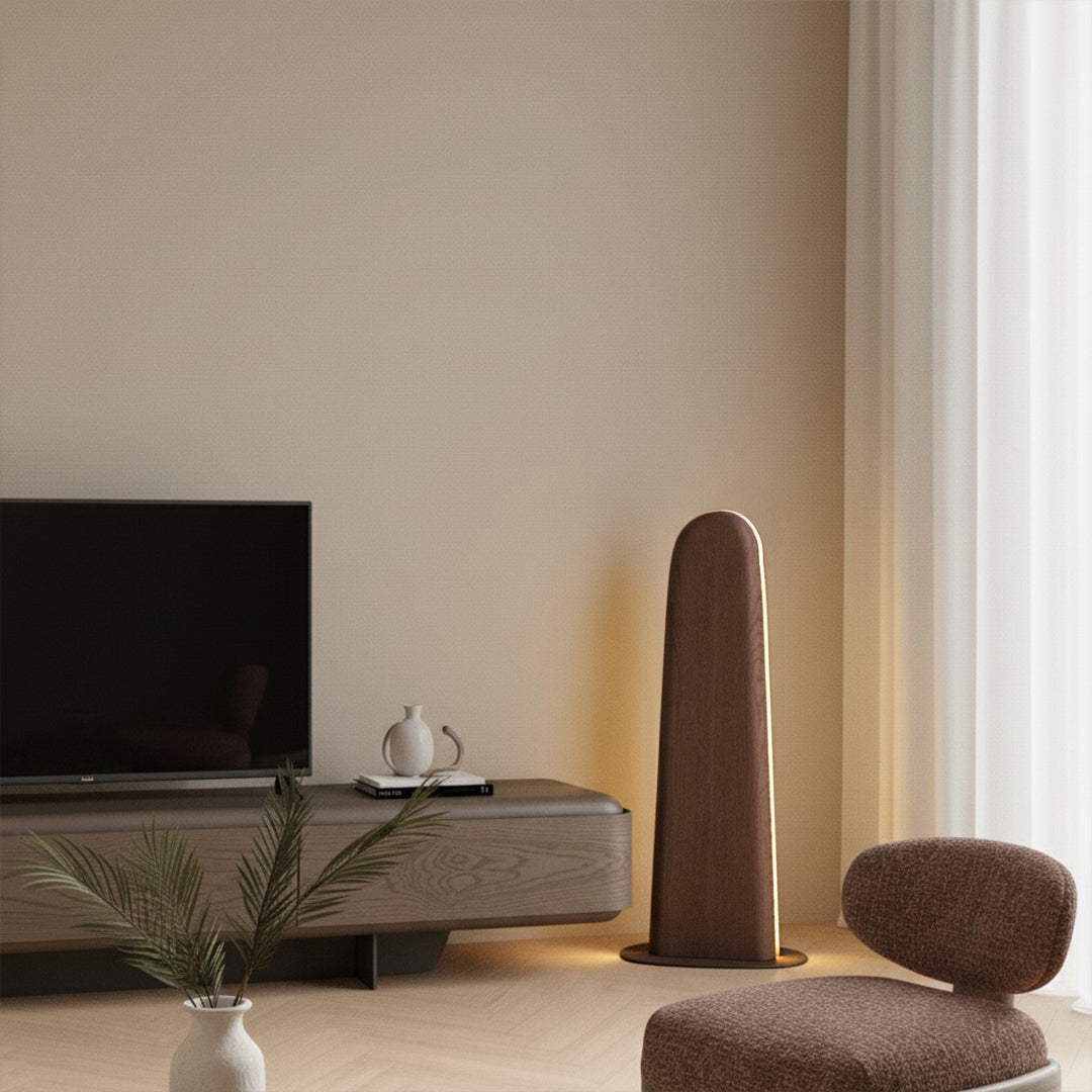 HOMAGE KOLTUK Wogg Floor Lamp HM-LAMP004 with sleek modern design and adjustable arm, standing on a neutral-colored floor.