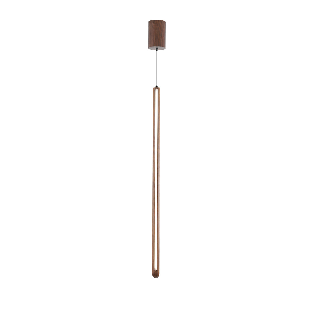 Wood Lustre  LED Linear Light Pendant Lamp - Walnut MYCP-XTE-Walnut -  Pendant Lamps - ebarza Furniture UAE | Shop Modern Furniture in Abu Dhabi & Dubai - مفروشات ايبازرا في الامارات | تسوق اثاث عصري وديكورات مميزة في دبي وابوظبي