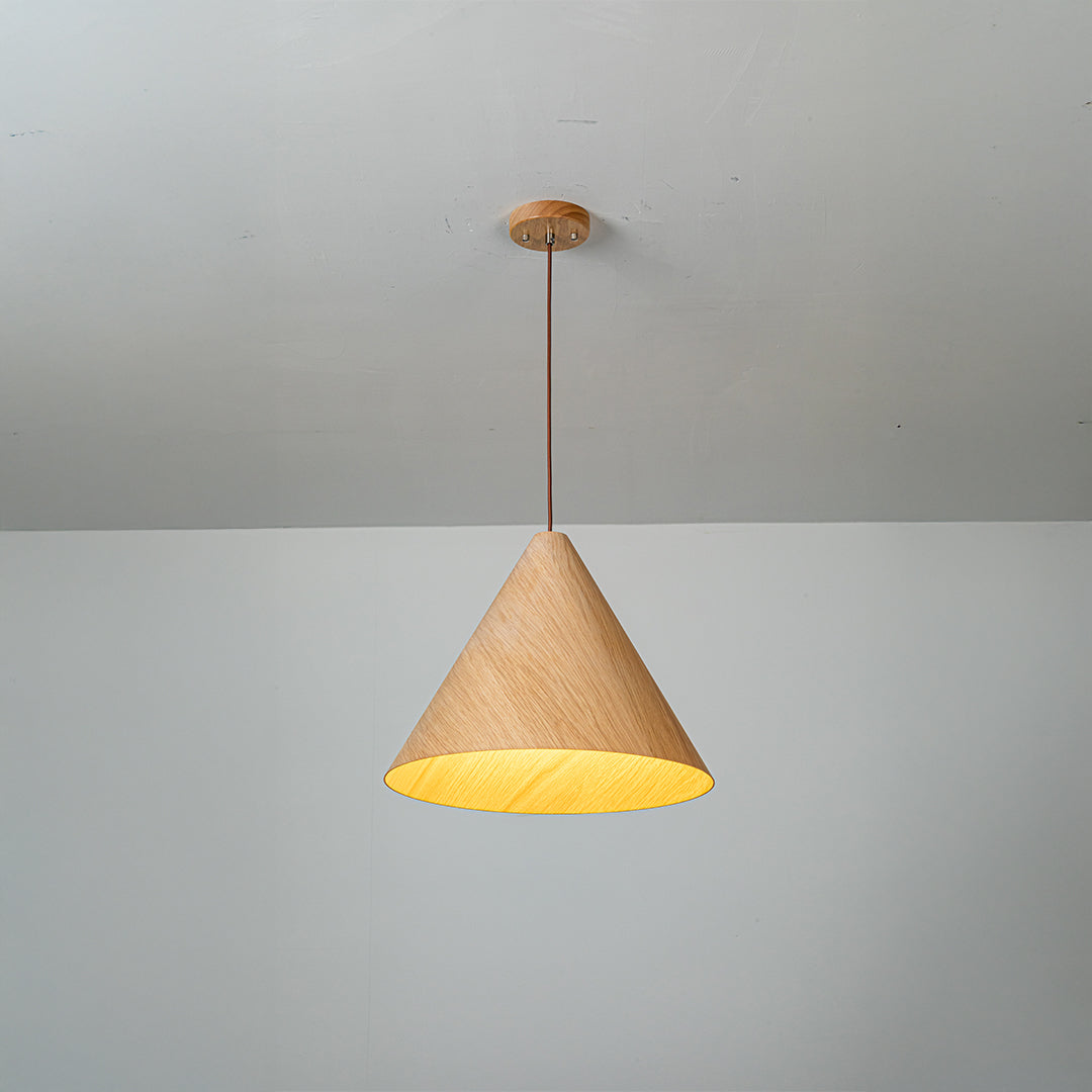 Wood Wave Pendant Lamp - Natural Wood Color MYCP-DLB-XL -  Pendant Lamps - ebarza Furniture UAE | Shop Modern Furniture in Abu Dhabi & Dubai - مفروشات ايبازرا في الامارات | تسوق اثاث عصري وديكورات مميزة في دبي وابوظبي