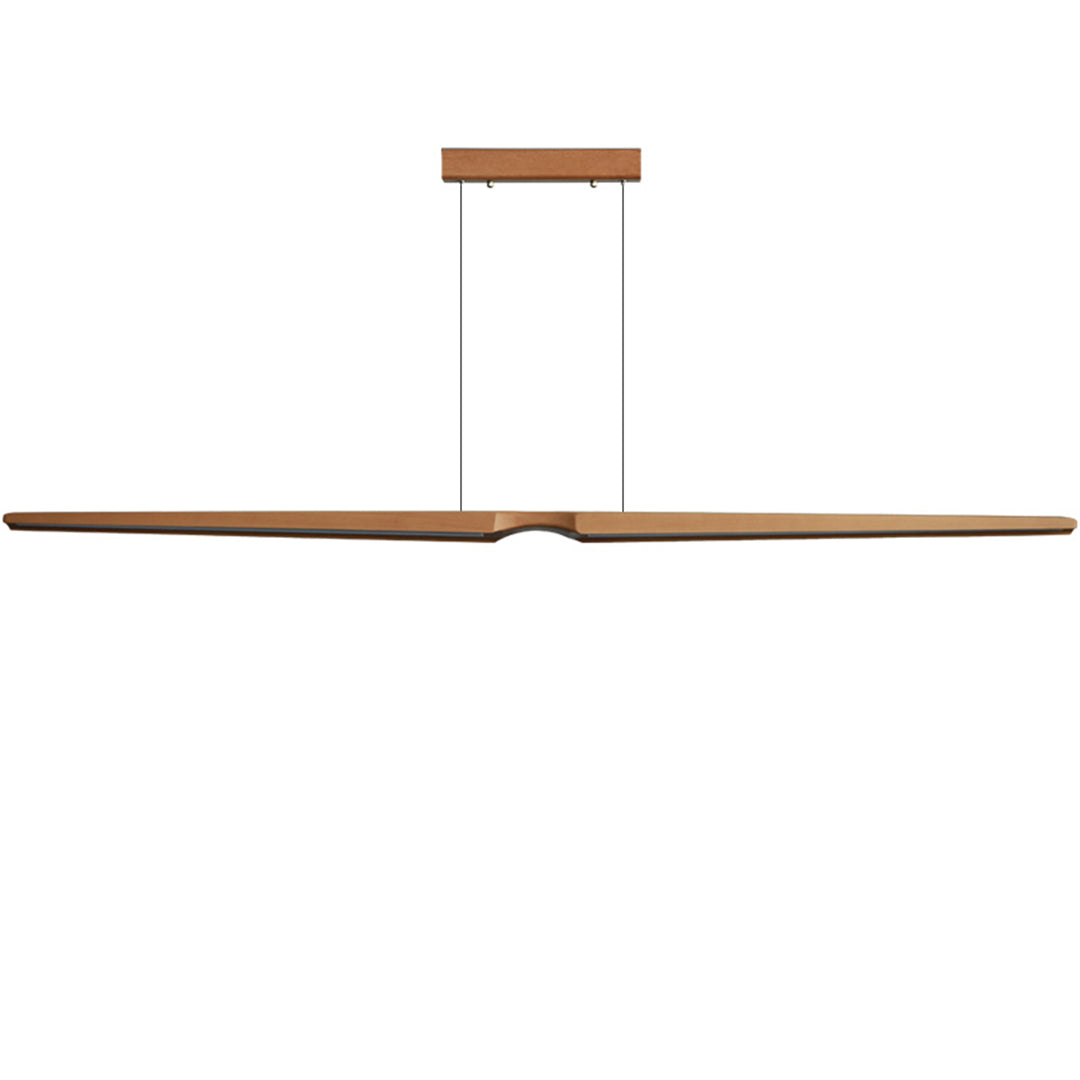 Woodland Charm LED Linear Light Pendant Lamp - Natural MYCP-SY-Ash-2400 -  Pendant Lamps - ebarza Furniture UAE | Shop Modern Furniture in Abu Dhabi & Dubai - مفروشات ايبازرا في الامارات | تسوق اثاث عصري وديكورات مميزة في دبي وابوظبي