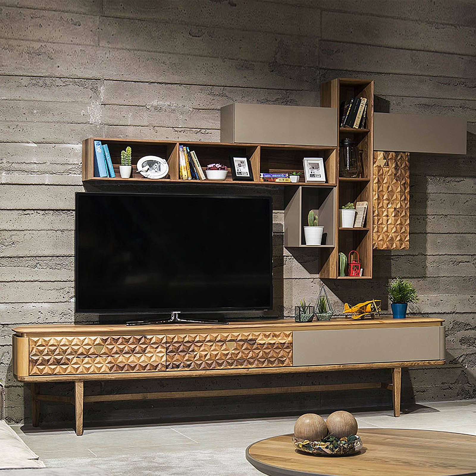 Zen Tv Unit Zen005 -  TV Units | طاوله تلفزيون من زن - ebarza Furniture UAE | Shop Modern Furniture in Abu Dhabi & Dubai - مفروشات ايبازرا في الامارات | تسوق اثاث عصري وديكورات مميزة في دبي وابوظبي