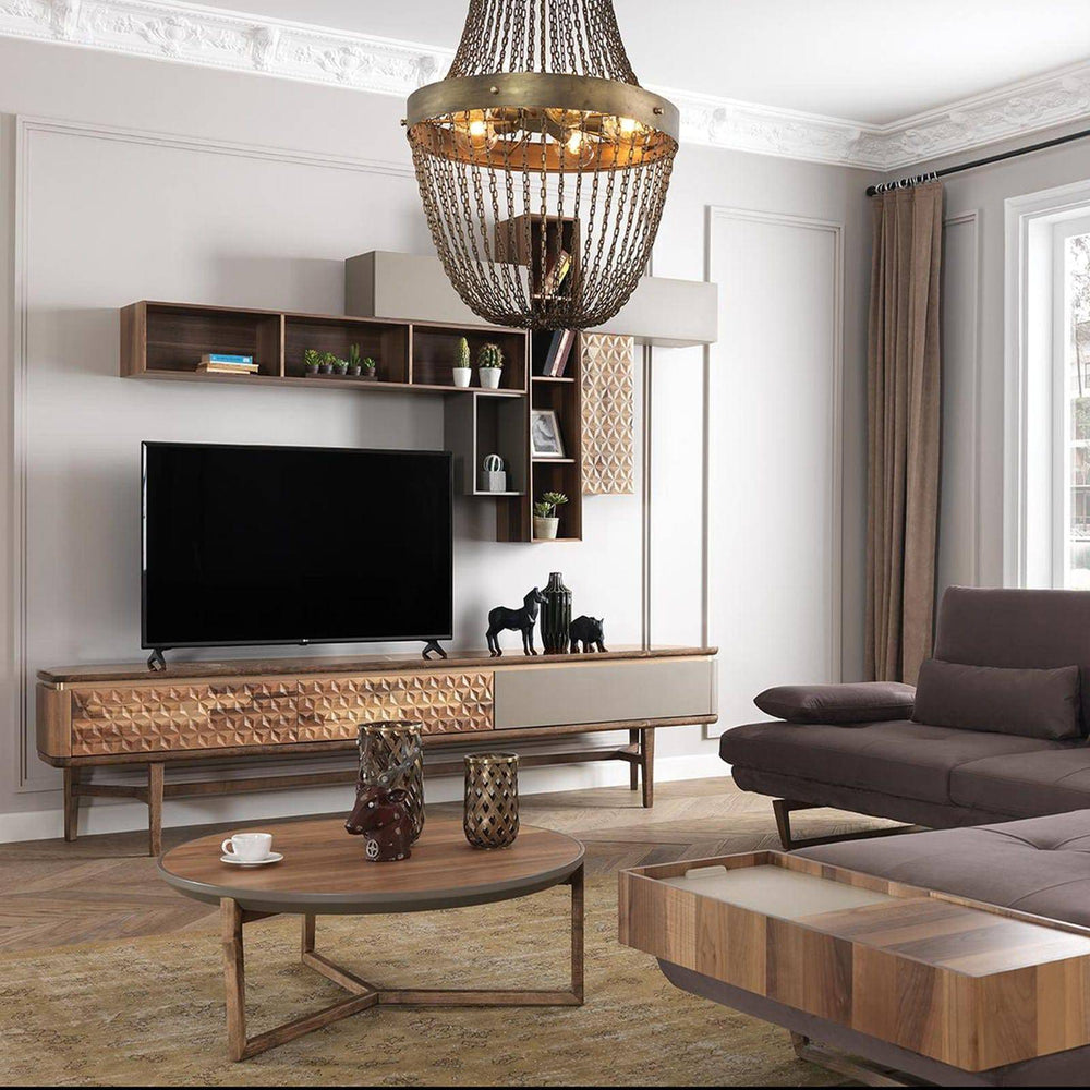 Zen Tv Unit Zen005 | Modern Walnut TV Cabinet by ebarza