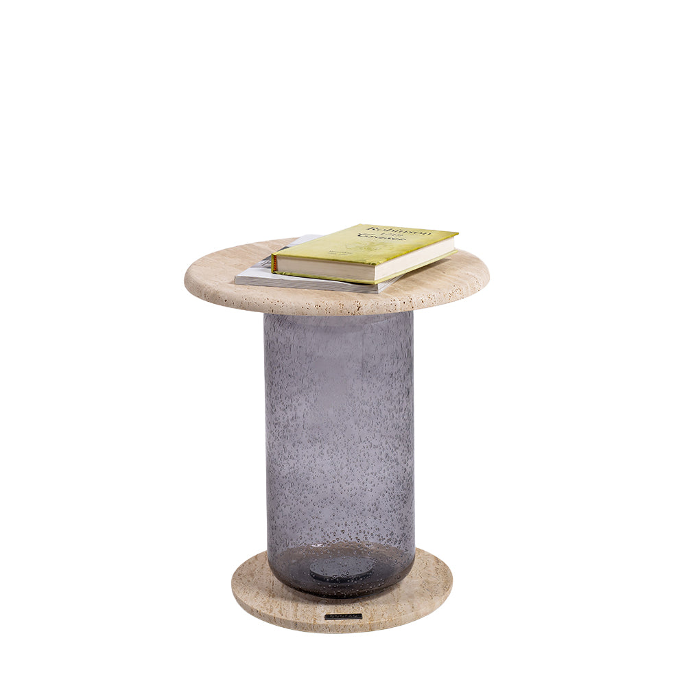 BEACON Zenith side table with sleek design, featuring a smooth surface and modern style, perfect for living room or bedroom use.