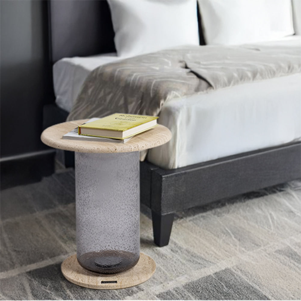 Beacon Zenith Side Table JK-D211, modern wooden side table with clean lines and compact design for living room or bedroom.