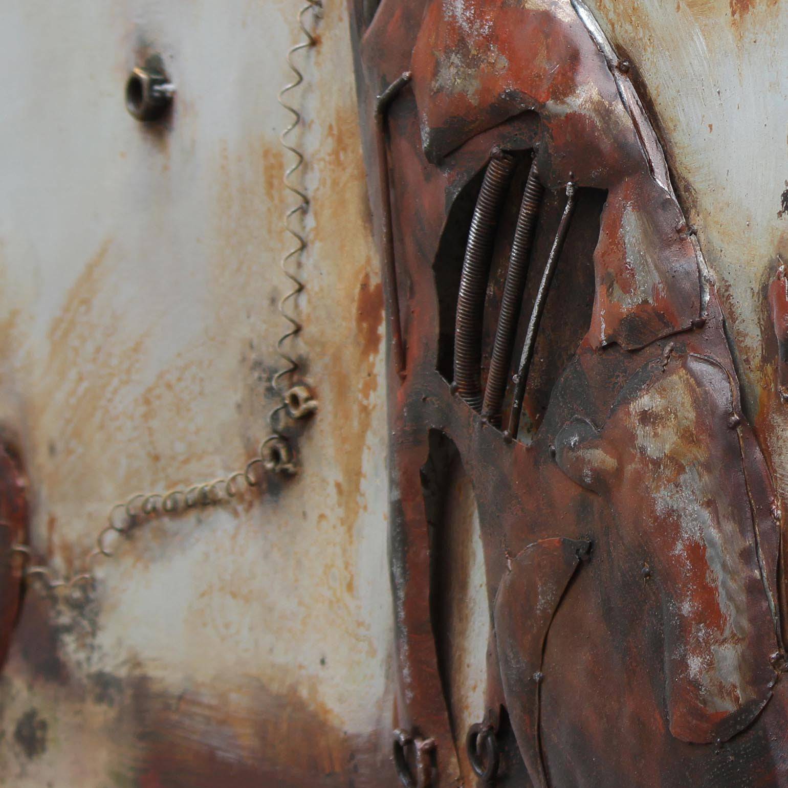 Zombie Dog Handcrafted Metal Art Painting 140X70 Cm Soap028 -  Paintings | لوحة الكلب الزومبي الفنية معدنية مصنوعة يدويًا 140 × 70 سم - ebarza Furniture UAE | Shop Modern Furniture in Abu Dhabi & Dubai - مفروشات ايبازرا في الامارات | تسوق اثاث عصري وديكورات مميزة في دبي وابوظبي