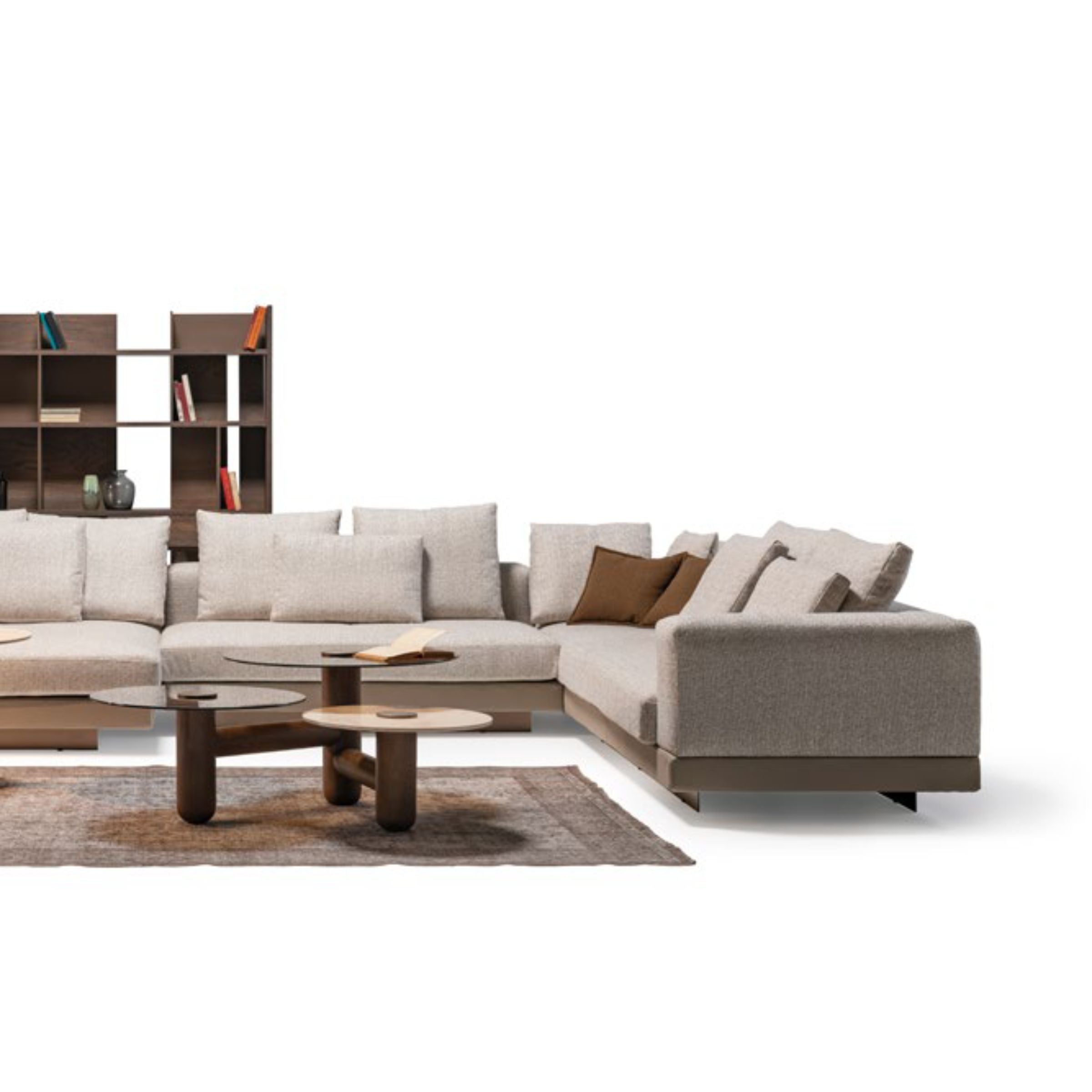 Edessa Corner Sofa Edsa-Ushape -  Sofas | صوفا زاوية إديسا - ebarza Furniture UAE | Shop Modern Furniture in Abu Dhabi & Dubai - مفروشات ايبازرا في الامارات | تسوق اثاث عصري وديكورات مميزة في دبي وابوظبي