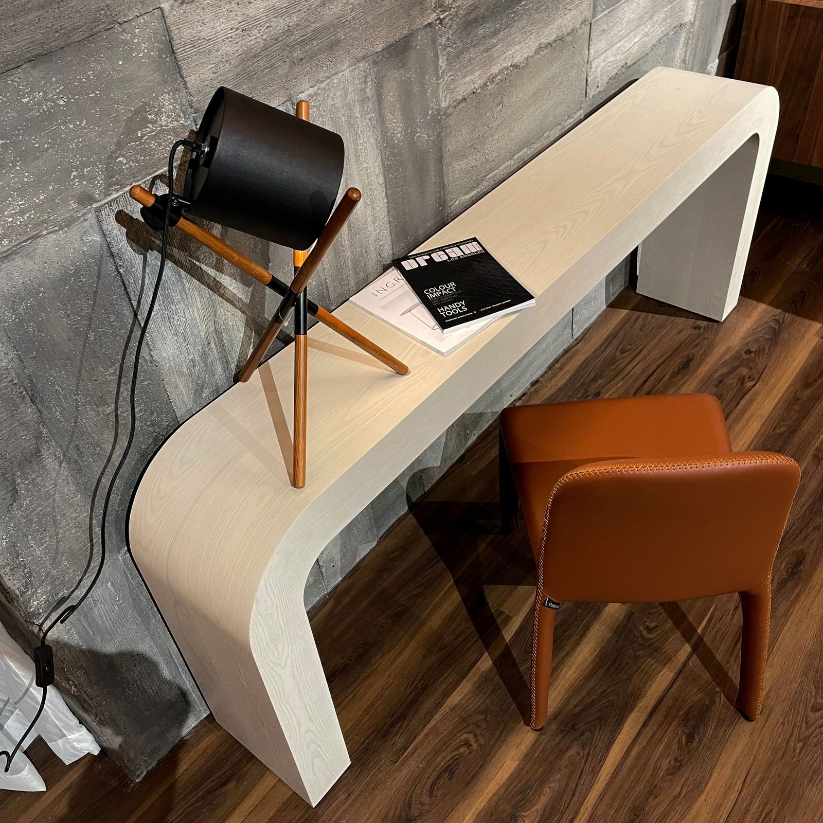 Buy WD Modern Console TableWhite Veneer 18082E ebarza Modern