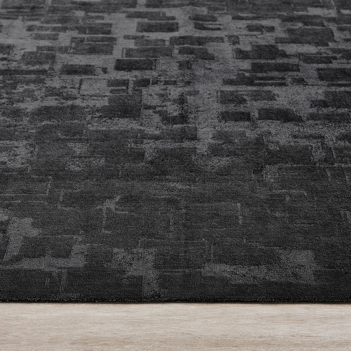 Karaca Cashmere Carpet Velvet Quartz Anthracite 120X180 Cm 200.19.01.0155 -  Rugs | سجادة كاراجا كشمير كوارتز مخملية أنثراسايت 120*180 سم - ebarza Furniture UAE | Shop Modern Furniture in Abu Dhabi & Dubai - مفروشات ايبازرا في الامارات | تسوق اثاث عصري وديكورات مميزة في دبي وابوظبي