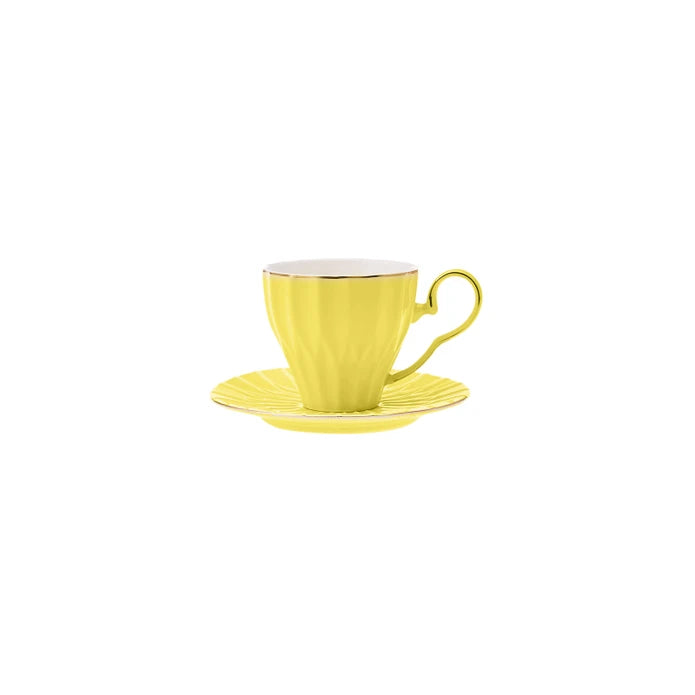 Karaca Corvus Green Yellow 2 Person Teacup 220 ml 153.03.06.7000 -  Coffee Sets | كاراجا كورفوس أخضر أصفر 2 كوب شاي 220 مل - ebarza Furniture UAE | Shop Modern Furniture in Abu Dhabi & Dubai - مفروشات ايبازرا في الامارات | تسوق اثاث عصري وديكورات مميزة في دبي وابوظبي