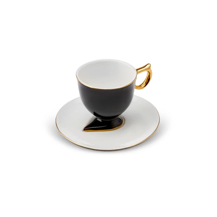 Karaca Faladdin Coffee Cup For 2 People 100 Ml 153.03.06.7885 -  Coffee Sets | كوب قهوة كاراجا فلدين لشخصين 100 مل - ebarza Furniture UAE | Shop Modern Furniture in Abu Dhabi & Dubai - مفروشات ايبازرا في الامارات | تسوق اثاث عصري وديكورات مميزة في دبي وابوظبي