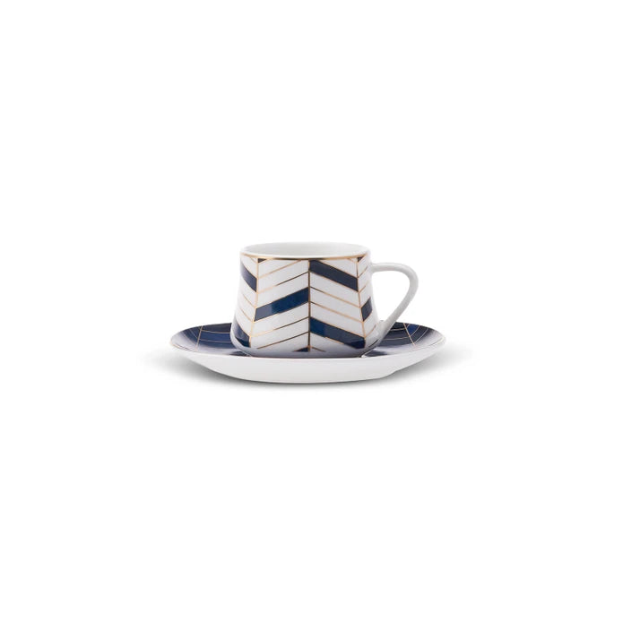 Karaca Yakut Set Of 6 Coffee Cups 100 Ml 153.03.06.7974 -  Coffee Sets | طقم 6 فناجين قهوة ياكوت كاراجا 100 مل - ebarza Furniture UAE | Shop Modern Furniture in Abu Dhabi & Dubai - مفروشات ايبازرا في الامارات | تسوق اثاث عصري وديكورات مميزة في دبي وابوظبي