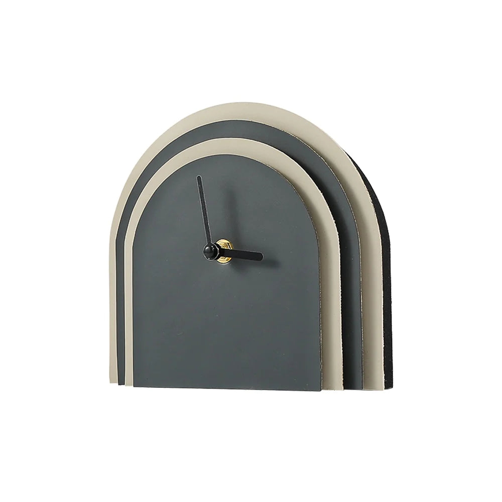 Deep Blue Leather Clock FB-PG2208A -  Clocks | ساعة جلدية زرقاء عميقة - ebarza Furniture UAE | Shop Modern Furniture in Abu Dhabi & Dubai - مفروشات ايبازرا في الامارات | تسوق اثاث عصري وديكورات مميزة في دبي وابوظبي