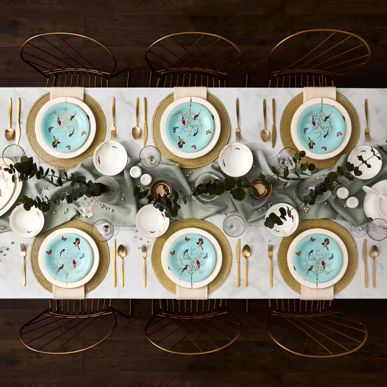 Karaca Fine Pearl Grace Mint 58 Pieces Pearl Dinnerware Set For 12 Persons 153.03.08.0609 -  Dinnerware Sets | كاراجا طقم عشاء لؤلؤي فاخر مكون من 58 قطعة من اللؤلؤ تكفي 12 شخصًا - ebarza Furniture UAE | Shop Modern Furniture in Abu Dhabi & Dubai - مفروشات ايبازرا في الامارات | تسوق اثاث عصري وديكورات مميزة في دبي وابوظبي