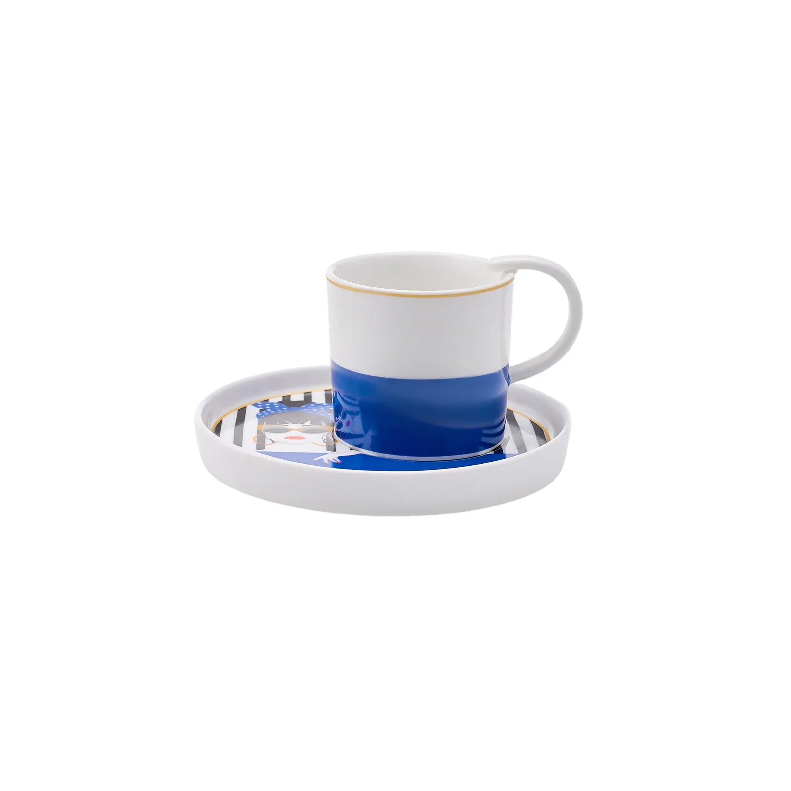Karaca Girlish Set Of 6 Coffee Cups 100 Ml 153.03.06.6226 -  Coffee Sets | كاراجا جيرليش مجموعة 6 فناجين قهوة 100 مل - ebarza Furniture UAE | Shop Modern Furniture in Abu Dhabi & Dubai - مفروشات ايبازرا في الامارات | تسوق اثاث عصري وديكورات مميزة في دبي وابوظبي