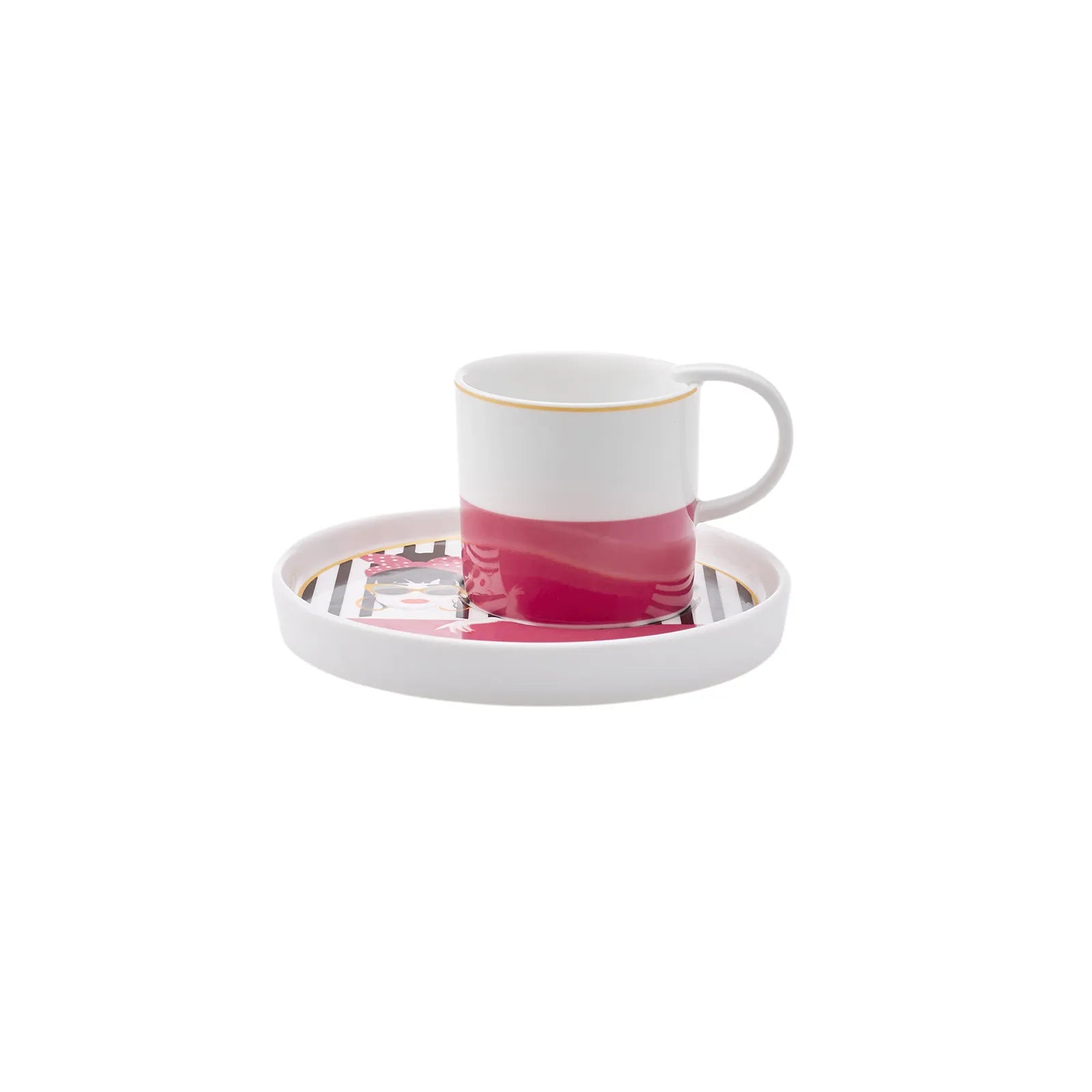 Karaca Girlish Set Of 6 Coffee Cups 100 Ml 153.03.06.6226 -  Coffee Sets | كاراجا جيرليش مجموعة 6 فناجين قهوة 100 مل - ebarza Furniture UAE | Shop Modern Furniture in Abu Dhabi & Dubai - مفروشات ايبازرا في الامارات | تسوق اثاث عصري وديكورات مميزة في دبي وابوظبي