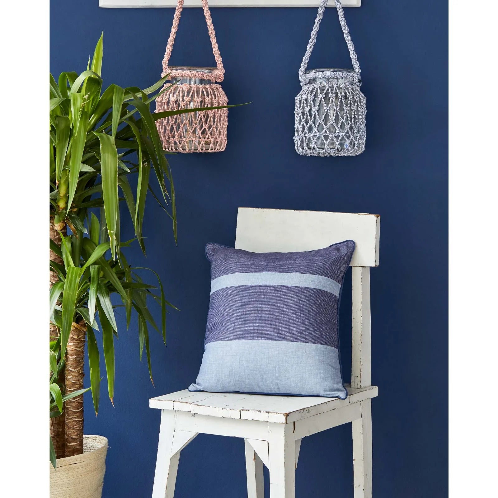 Buy Karaca Nautica Home Plaid Filled Pillow 180.01.01.0176