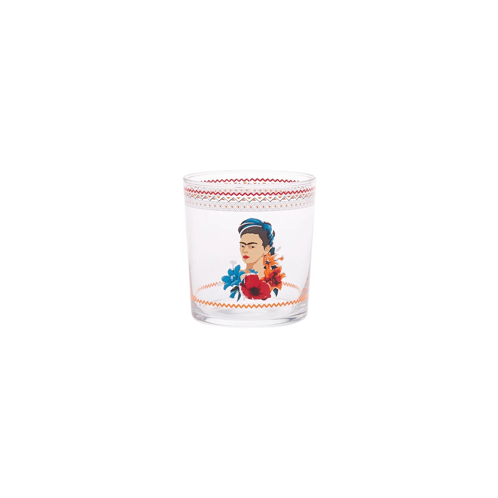 Karaca X Frida Kahlo Water Glass 153.03.08.1501 -  Drinkware | زجاج ماء كاراجا X فريدا كاهلو - ebarza Furniture UAE | Shop Modern Furniture in Abu Dhabi & Dubai - مفروشات ايبازرا في الامارات | تسوق اثاث عصري وديكورات مميزة في دبي وابوظبي