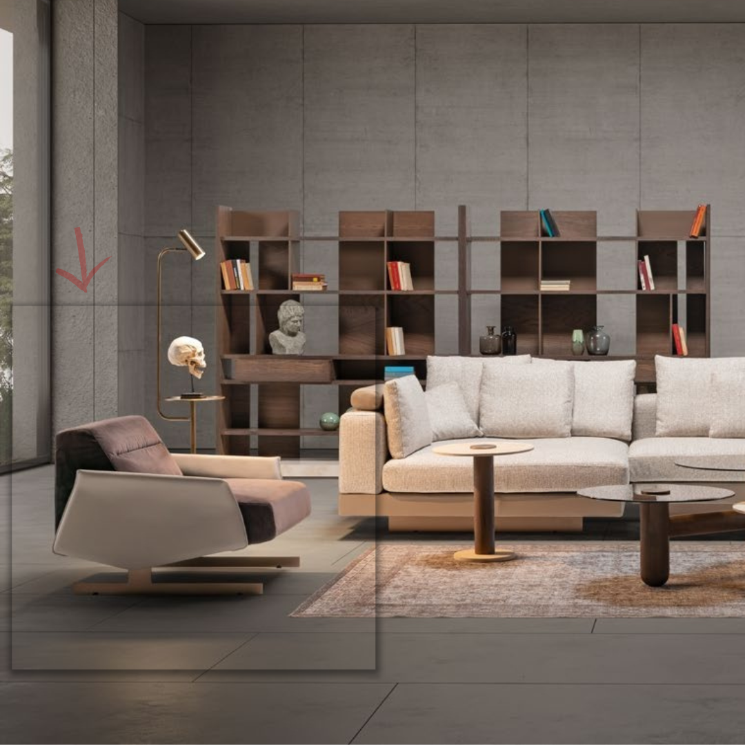 Edessa Armchair Edsa-Armch -  Armchairs | كرسي بذراعين إيديسا - ebarza Furniture UAE | Shop Modern Furniture in Abu Dhabi & Dubai - مفروشات ايبازرا في الامارات | تسوق اثاث عصري وديكورات مميزة في دبي وابوظبي