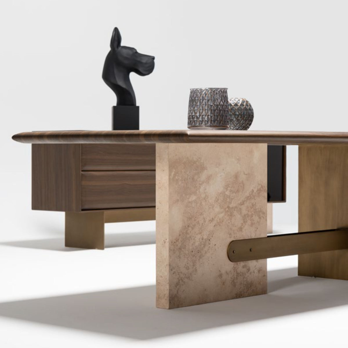 Era Dining Table With Marble Leg Era-Dining | ebarza