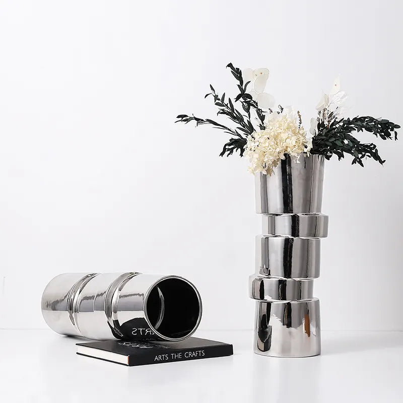 Bamboo Vase Fa-D21090 -  Vases - ebarza Furniture UAE | Shop Modern Furniture in Abu Dhabi & Dubai - مفروشات ايبازرا في الامارات | تسوق اثاث عصري وديكورات مميزة في دبي وابوظبي