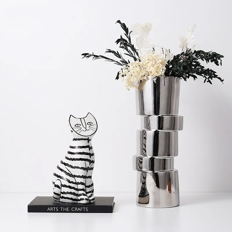 Bamboo Vase Fa-D21090 -  Vases - ebarza Furniture UAE | Shop Modern Furniture in Abu Dhabi & Dubai - مفروشات ايبازرا في الامارات | تسوق اثاث عصري وديكورات مميزة في دبي وابوظبي