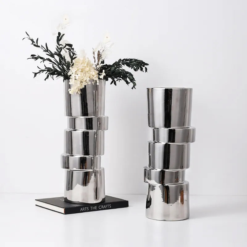 Bamboo Vase Fa-D21090 -  Vases - ebarza Furniture UAE | Shop Modern Furniture in Abu Dhabi & Dubai - مفروشات ايبازرا في الامارات | تسوق اثاث عصري وديكورات مميزة في دبي وابوظبي