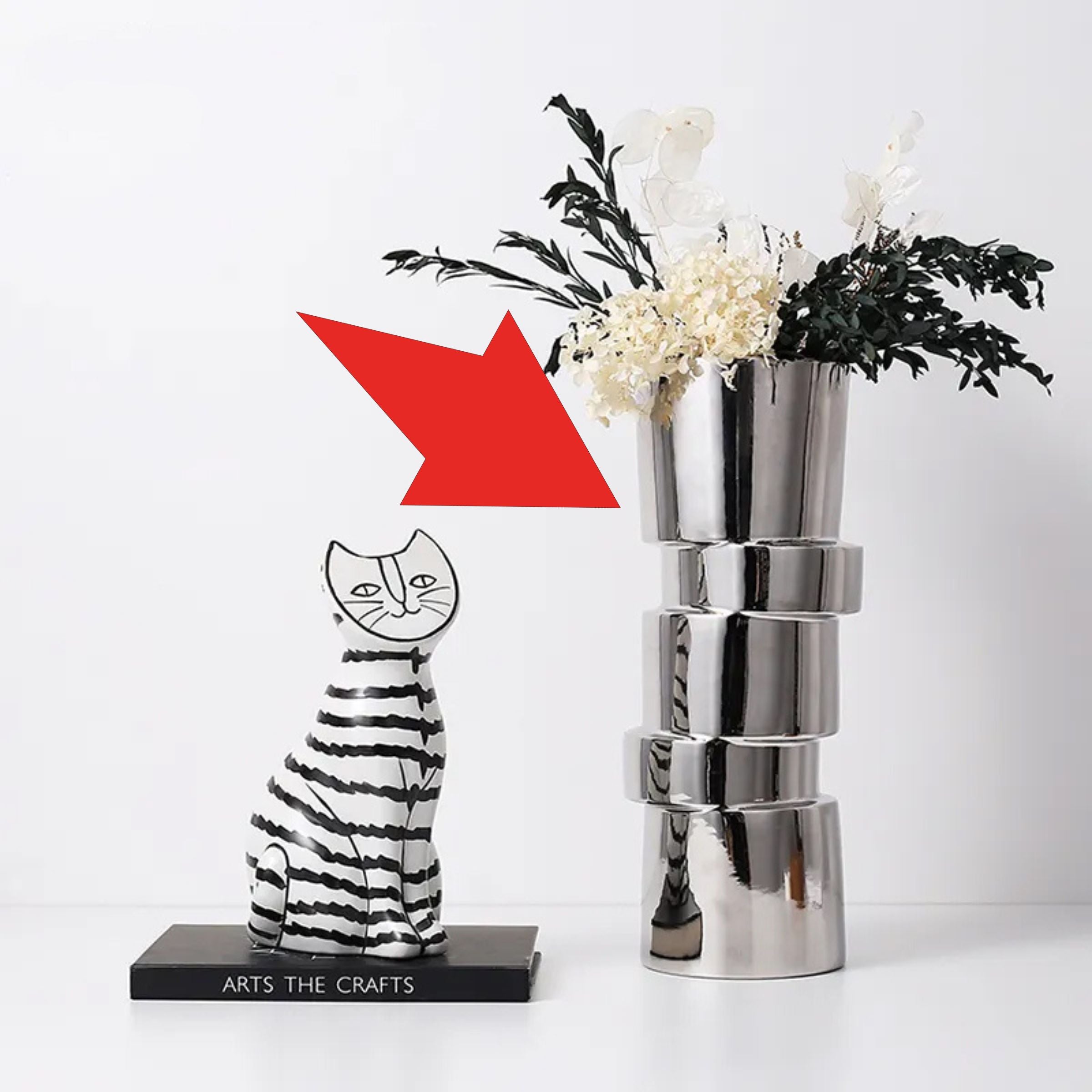 Bamboo Vase Fa-D21090 -  Vases - ebarza Furniture UAE | Shop Modern Furniture in Abu Dhabi & Dubai - مفروشات ايبازرا في الامارات | تسوق اثاث عصري وديكورات مميزة في دبي وابوظبي