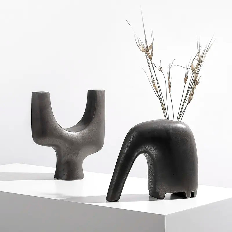 Ceramic Bowl With Feet Fd-D22044 -  Bowls - ebarza Furniture UAE | Shop Modern Furniture in Abu Dhabi & Dubai - مفروشات ايبازرا في الامارات | تسوق اثاث عصري وديكورات مميزة في دبي وابوظبي