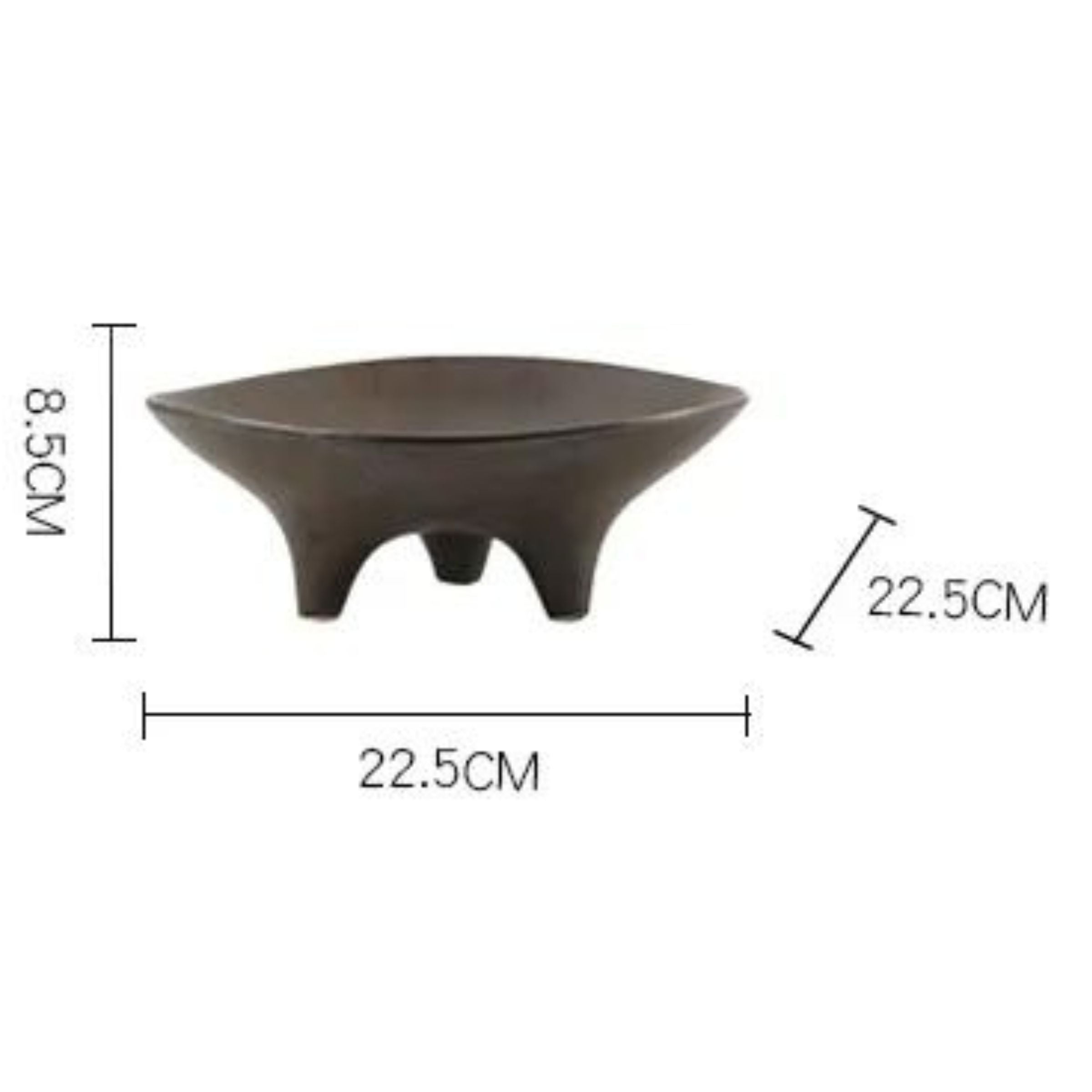 Ceramic Bowl With Feet Fd-D22044 -  Bowls - ebarza Furniture UAE | Shop Modern Furniture in Abu Dhabi & Dubai - مفروشات ايبازرا في الامارات | تسوق اثاث عصري وديكورات مميزة في دبي وابوظبي
