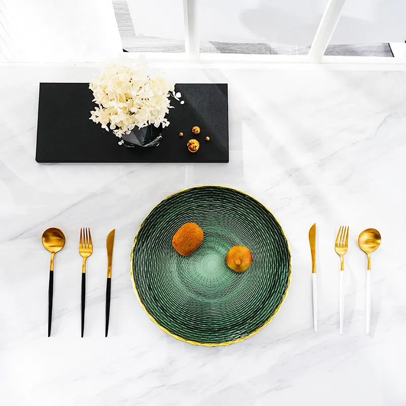 Dinner Plate Fc-Cj1805 -  Plates - ebarza Furniture UAE | Shop Modern Furniture in Abu Dhabi & Dubai - مفروشات ايبازرا في الامارات | تسوق اثاث عصري وديكورات مميزة في دبي وابوظبي