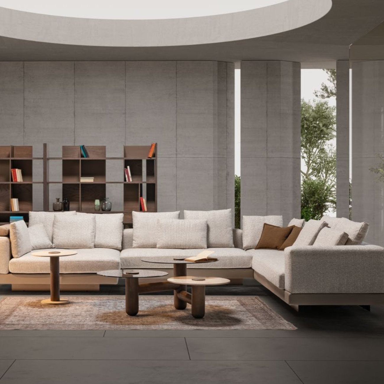 Modern Edessa Center Coffee Table by HOMAGE KOLTUK featuring a sleek design and wooden finish.