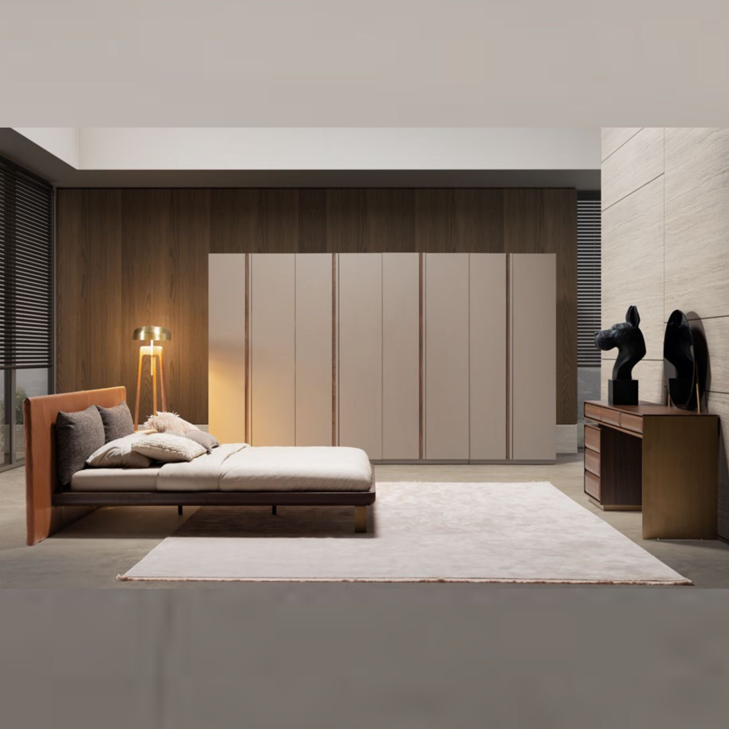 Era King Size Bedstead by HOMAGE KOLTUK features a sturdy wooden frame and elegant design suitable for modern bedrooms.